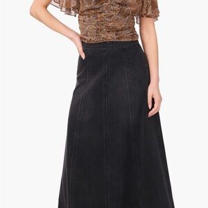 1. State Charcoal A-Line Denim Skirt / BNWT
